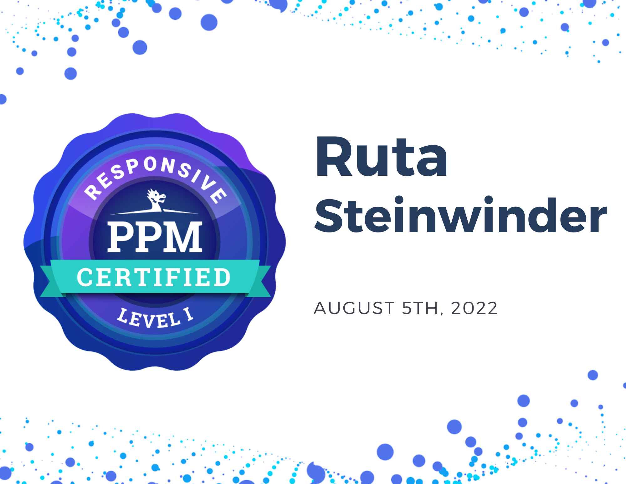 Mb Certification Ruta Ruta Steinwinder Certification - Responsive Product Portfolio Management